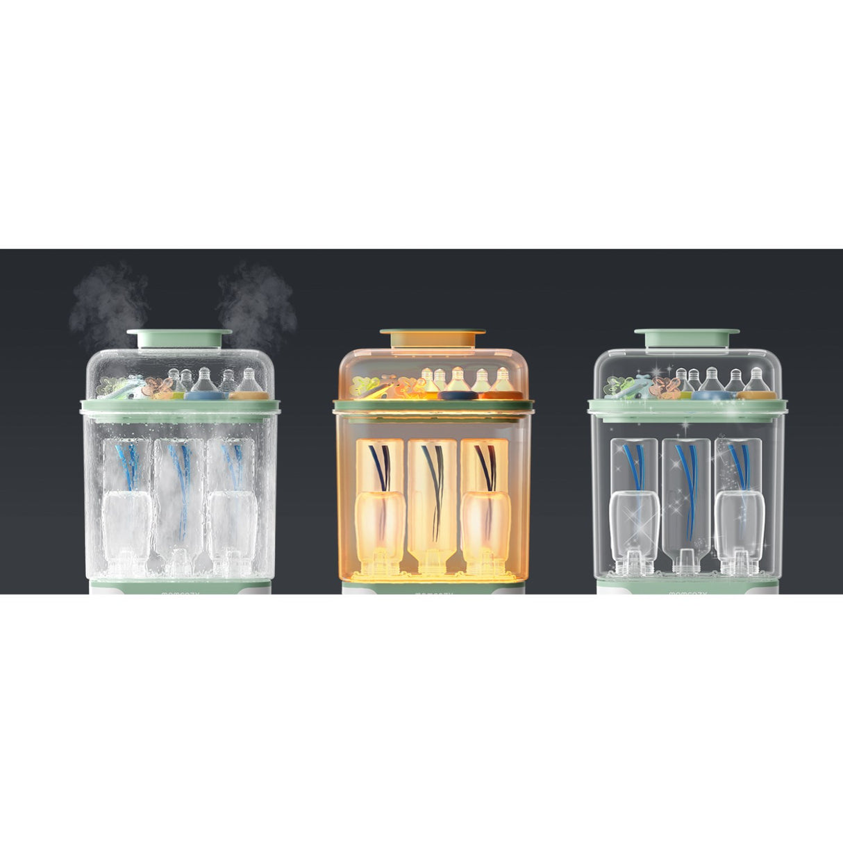 Momcozy BS04 4-in-1 Bottle Sterilizer And Dryer