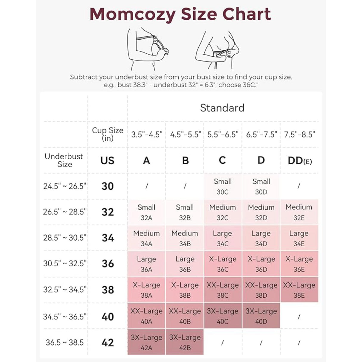 Momcozy Black YN21 Maternity Nursing Bra
