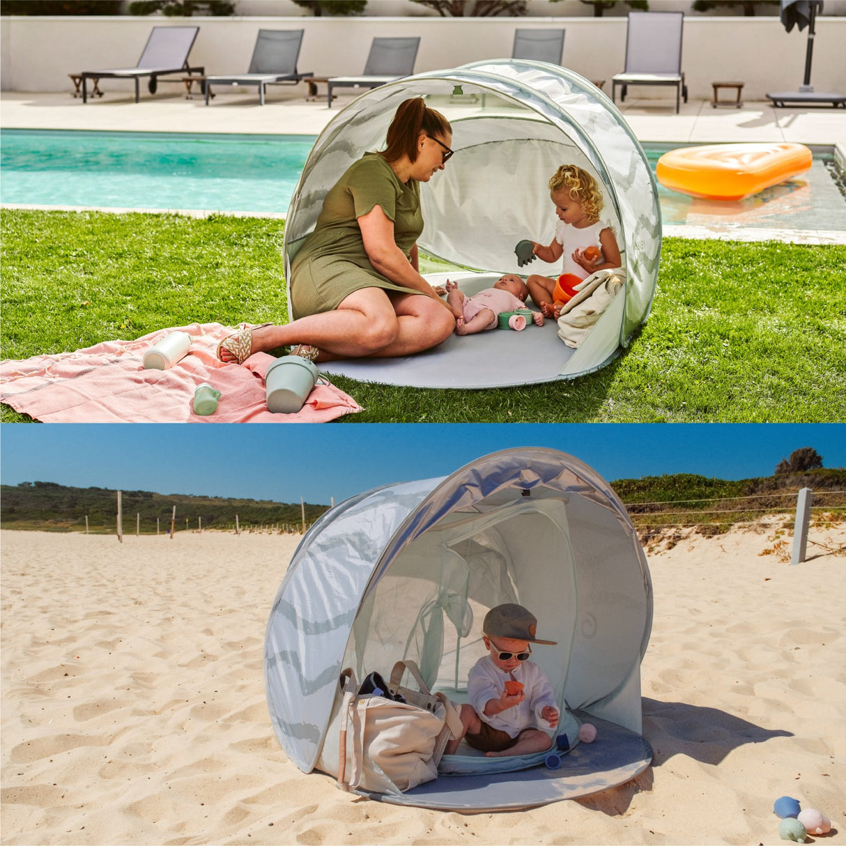 Babymoov Green Lagoon Anti UV Shelter Moov & Protect