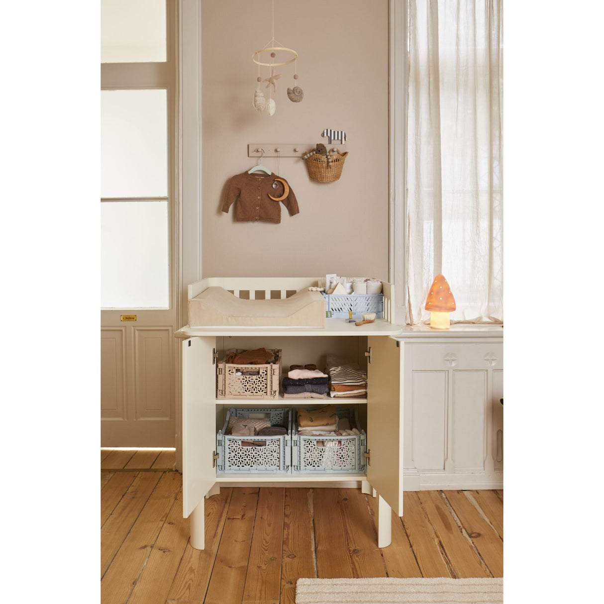 FLEXA Creme White Nova Changing Table