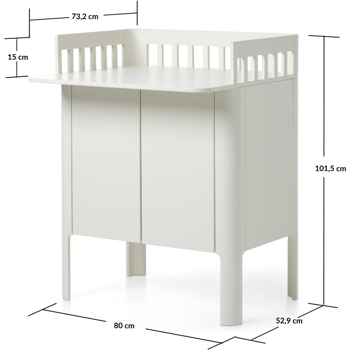 FLEXA Creme White Nova Changing Table
