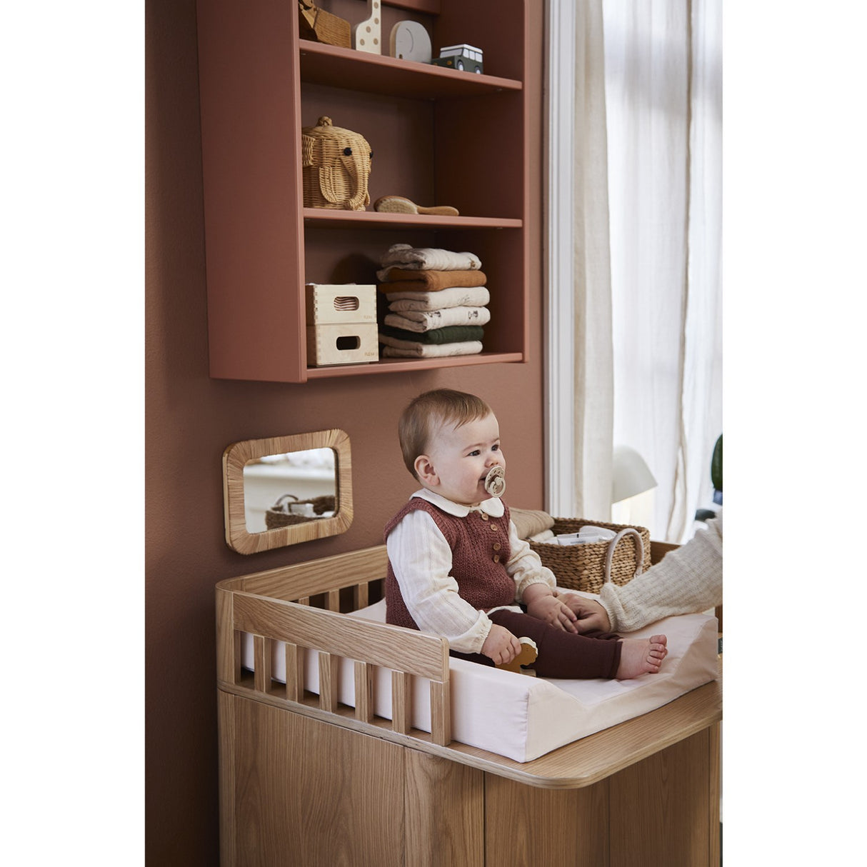 FLEXA Mauve Morn Dawn Changing Pad