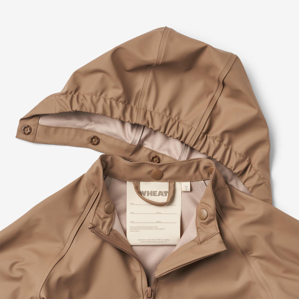 Wheat Hazel Rainwear Charlie Set