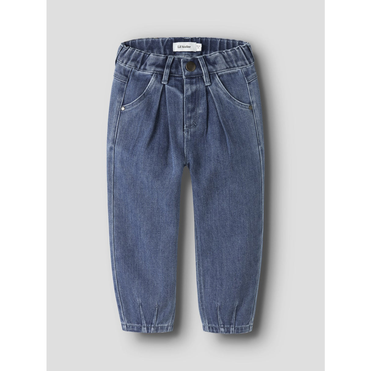 Lil'Atelier Dark Blue Denim Nmnobello Baggy Jeans 1144-Se Lil