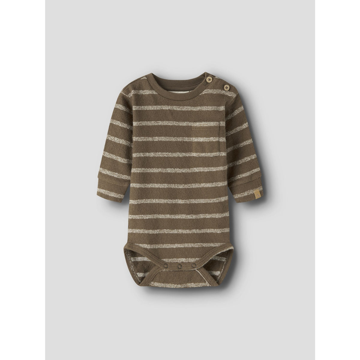 Lil'Atelier Teak Turtledove Nbmoby Ls Loose Body Lil