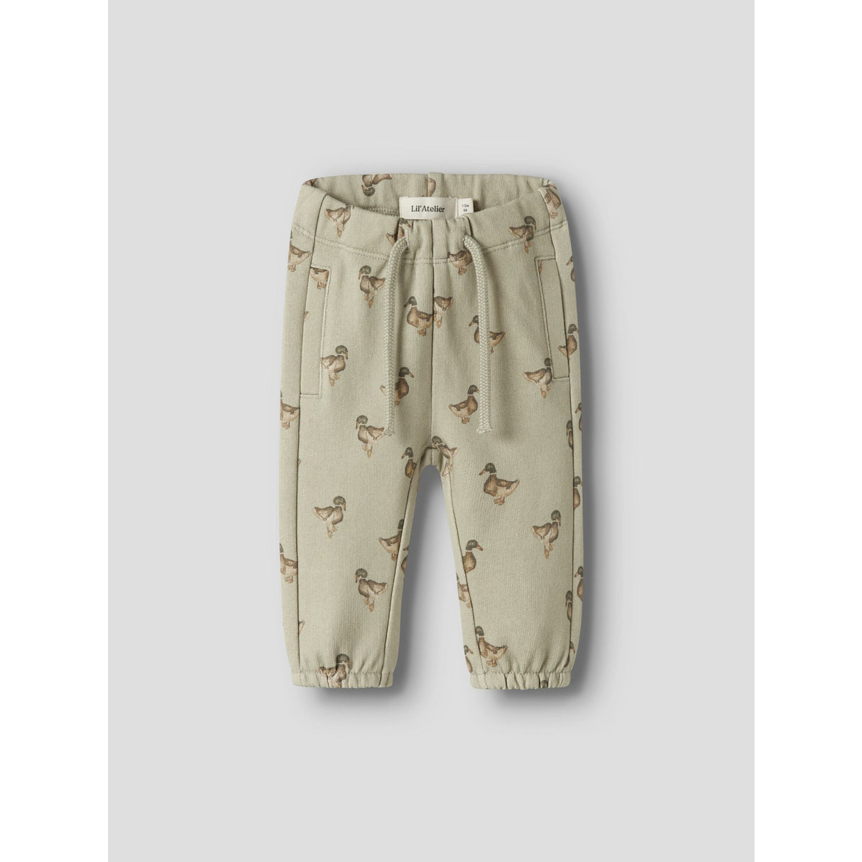 Lil'Atelier Moss Gray Duck Nbmjobo Akk Sweat Pants Lil