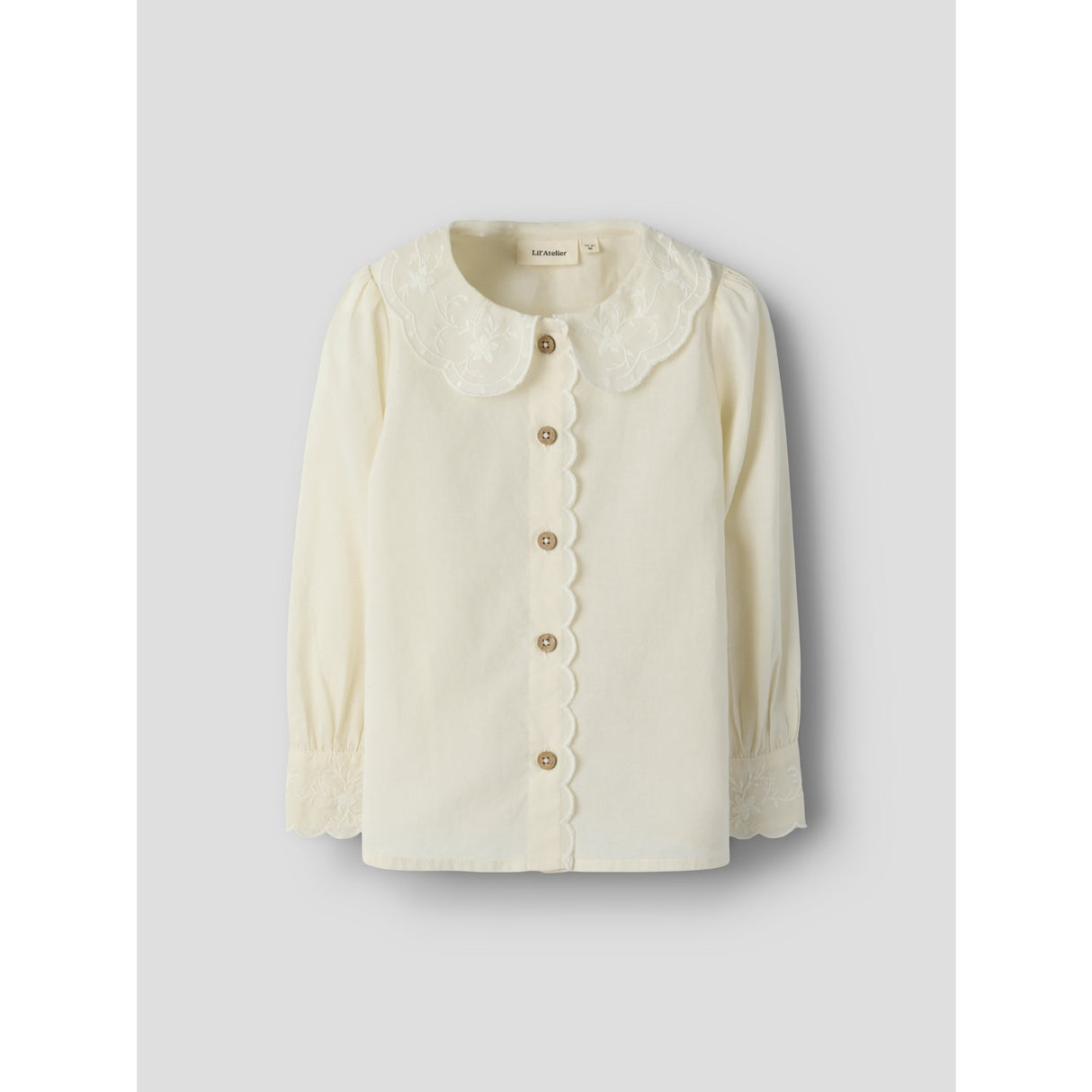 Lil'Atelier Turtledove Nmfola Ls Loose Shirt Lil