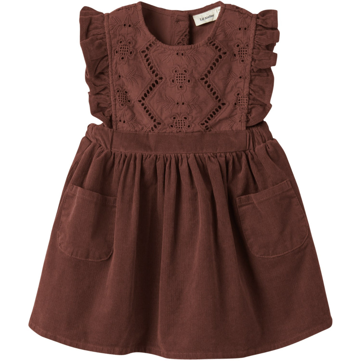 Lil'Atelier Mahogany Nmfonellas Cord Dress 1146-Hc Lil