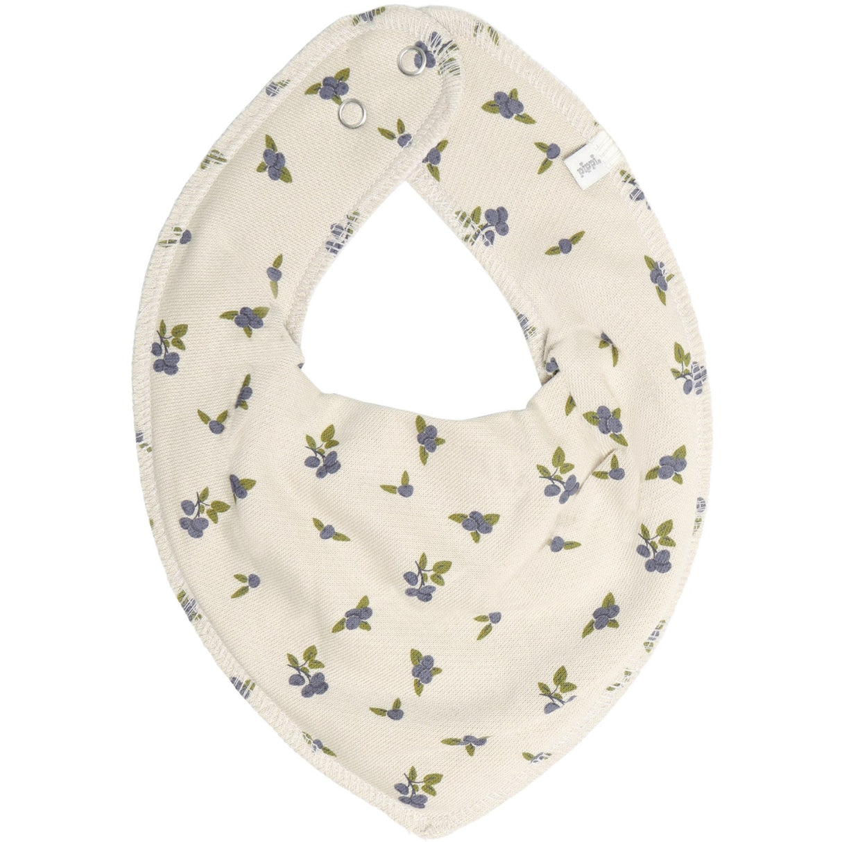 Pippi Blue Granite Bandana Bib Girl -Aop (3-Pack)