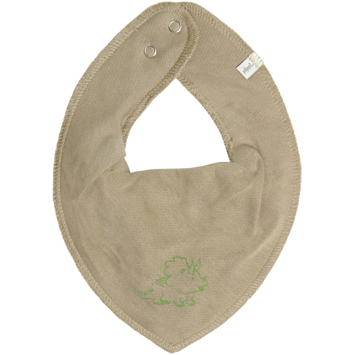 Pippi Silver Mink Bandana Bib Boy -Aop (3-Pack)
