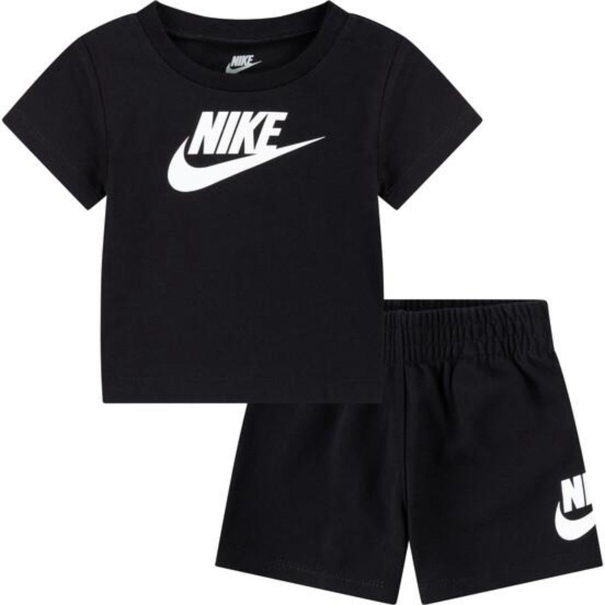 NIKE Black Club T-Shirt And Shorts Set