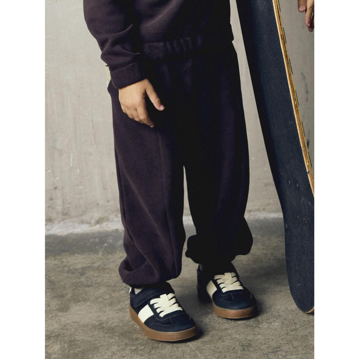 Name It Chocolate Plum Nmmosborne Barrel Sweat Pants