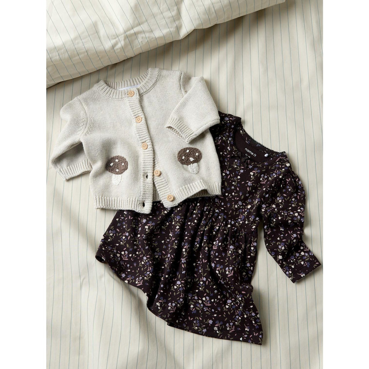 Name It Peyote Melange Nbfotelia Ls Knit Card