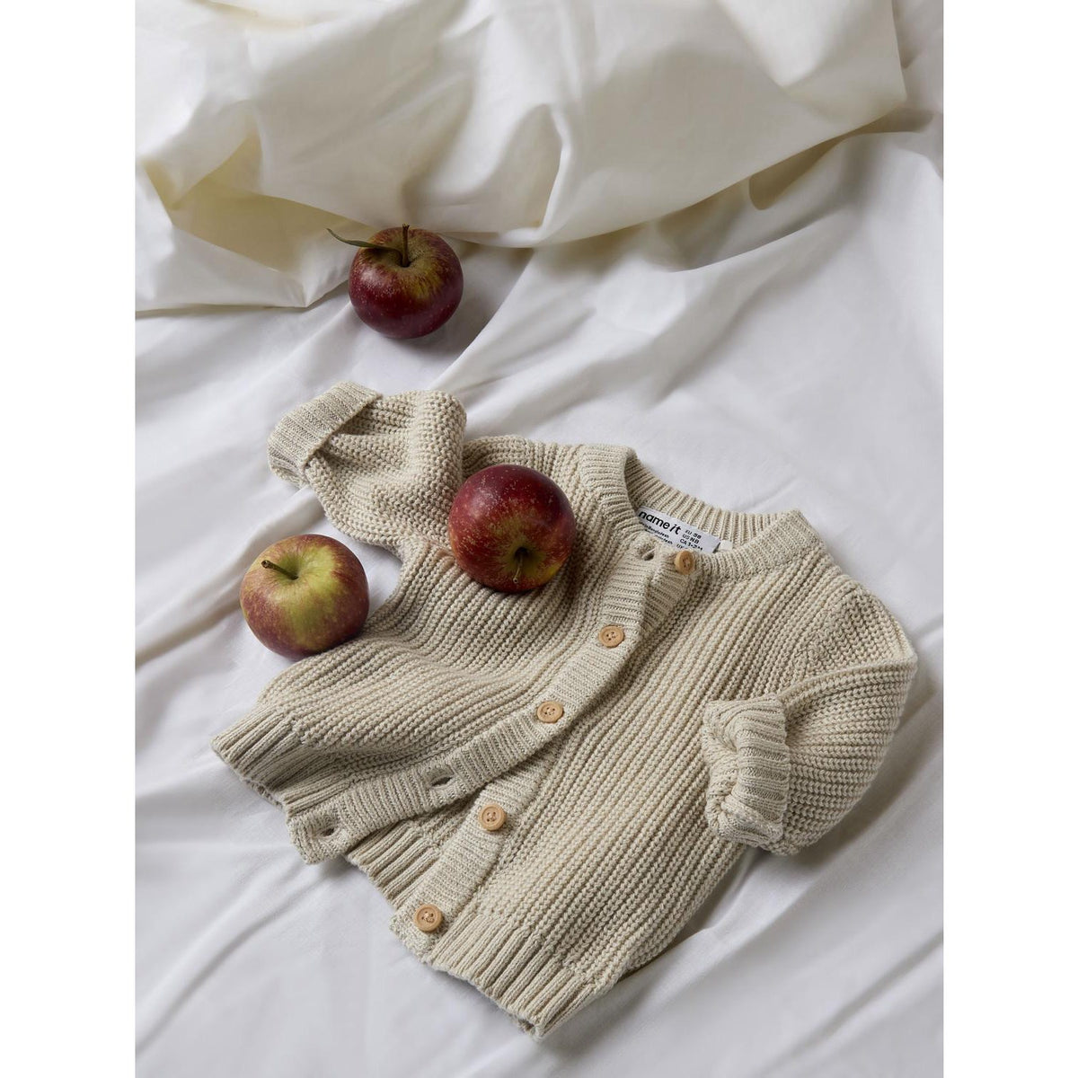 Name It Peyote Melange Nbnomark Ls Knit Card