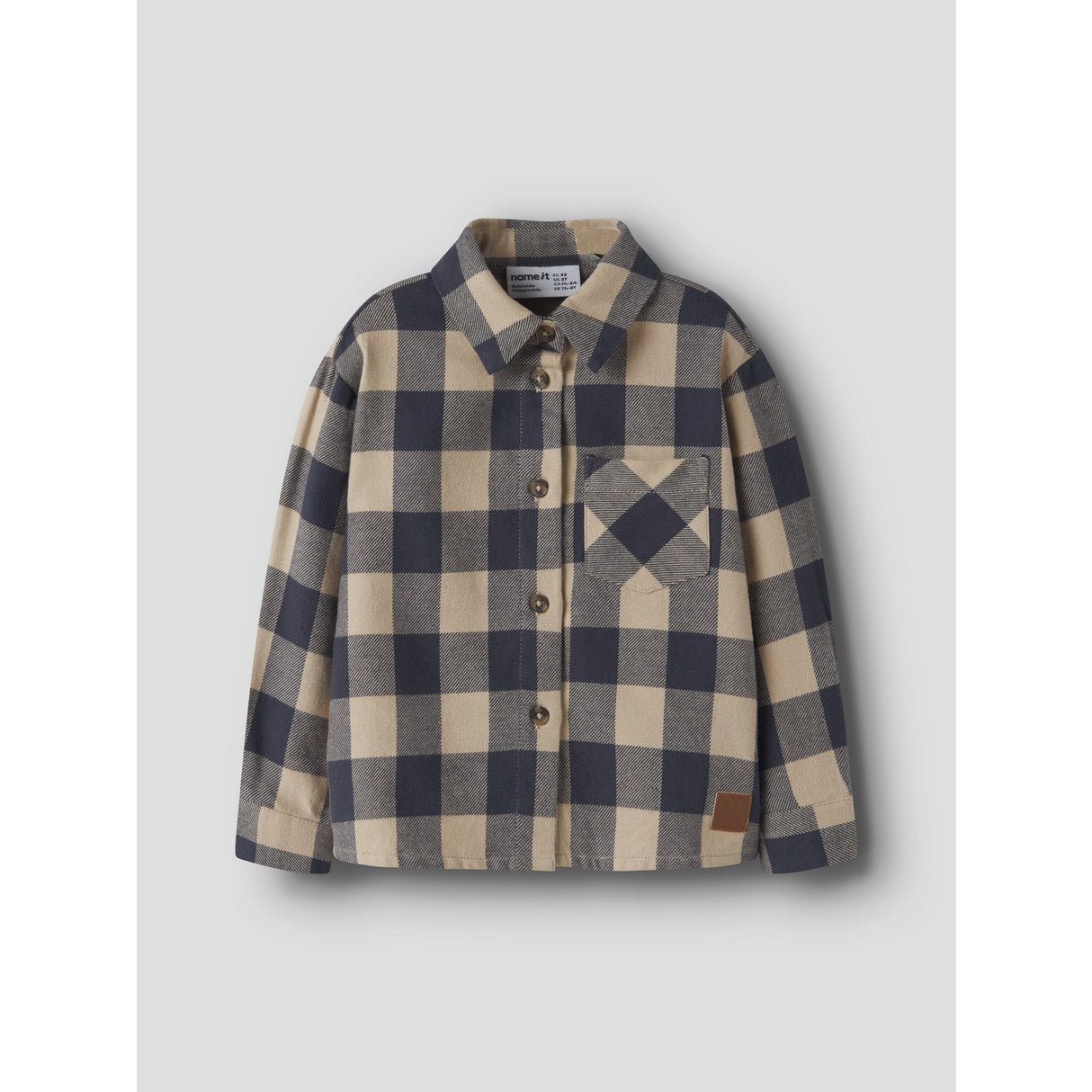 Name It Ombre Blue Nmmnoriel Ls Nreg Shirt