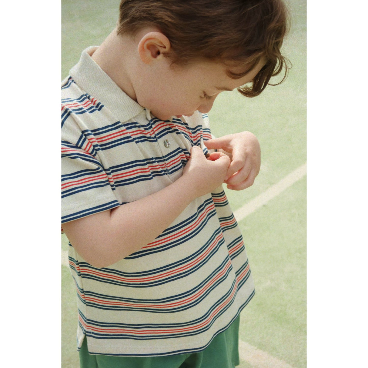 Konges Sløjd Stripie Stripe Spotty Ss Polo Gots