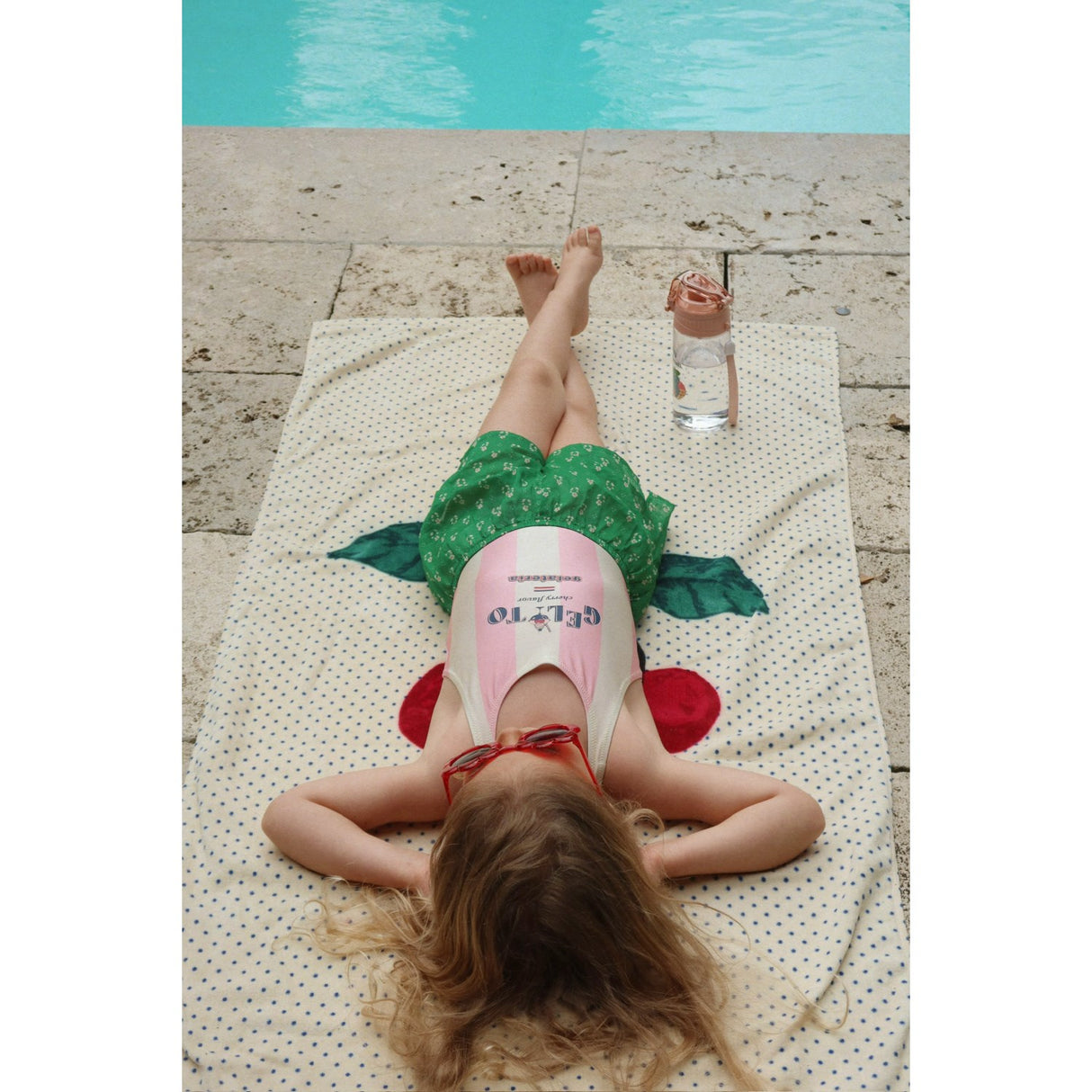 Konges Sløjd Candy Rose Stripe Pomia Swimsuit Grs