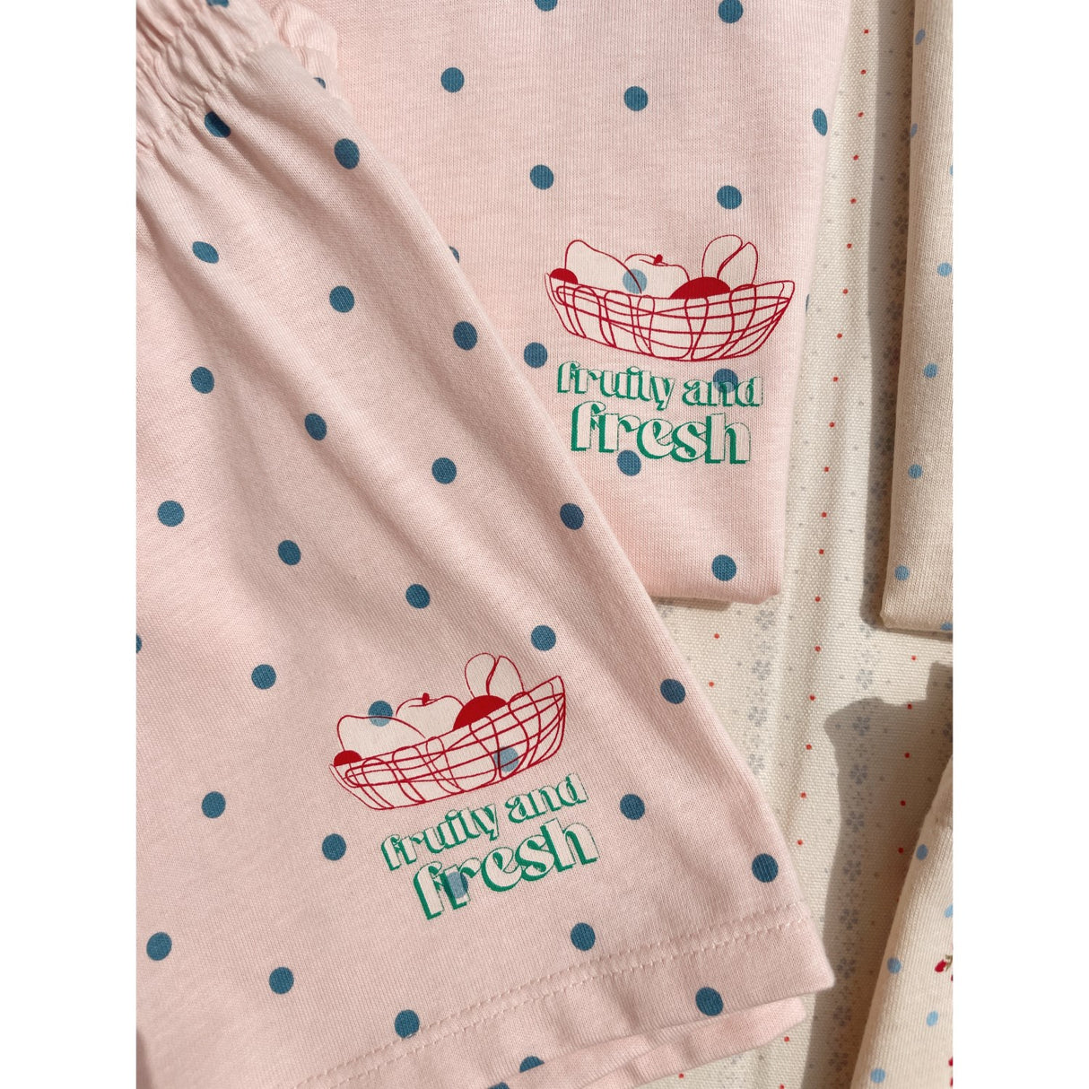 Konges Sløjd Rosewater Dot Lin Tee Set Gots