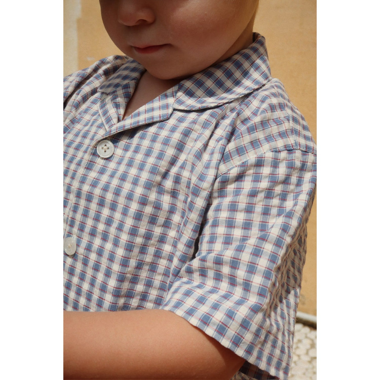 Konges Sløjd Captains Check Kim Ss Shirt Gots