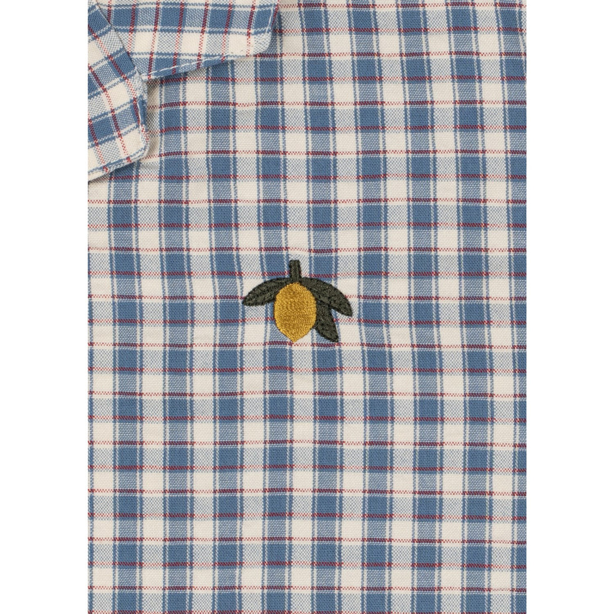 Konges Sløjd Captains Check Kim Ss Shirt Gots