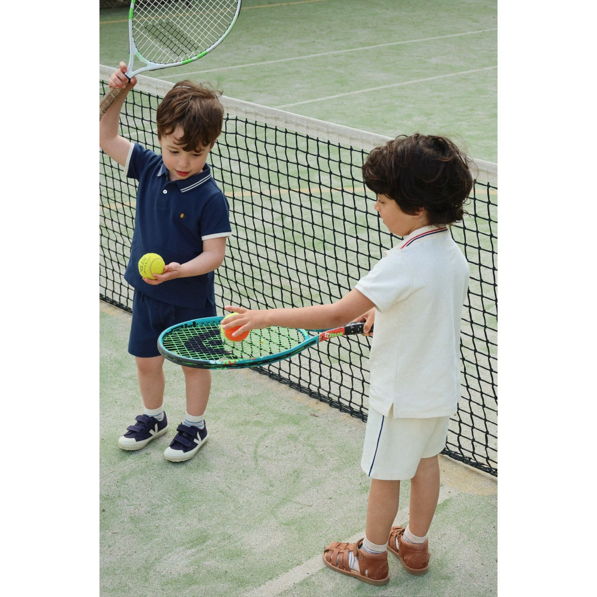 Konges Sløjd Antique White Florian Polo Shirt Gots