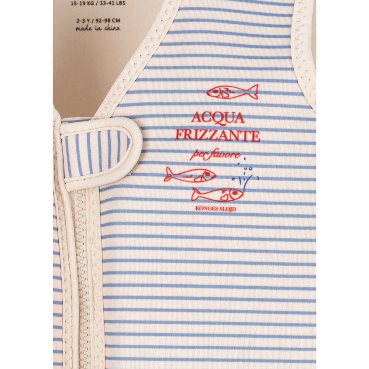 Konges Sløjd Stripe Bluie Ellis Swim Vest