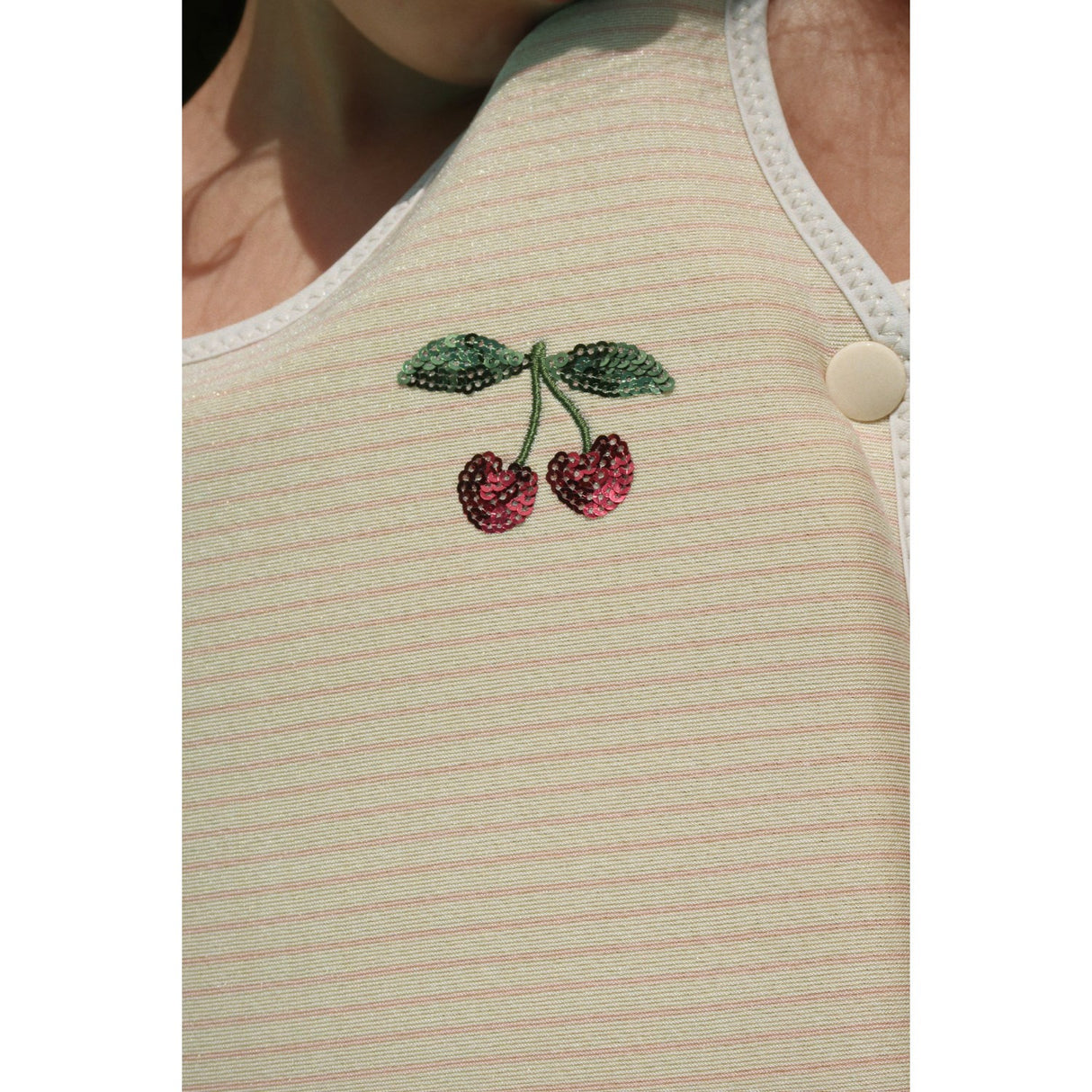 Konges Sløjd Rose Stripe Cherry Swim Vest