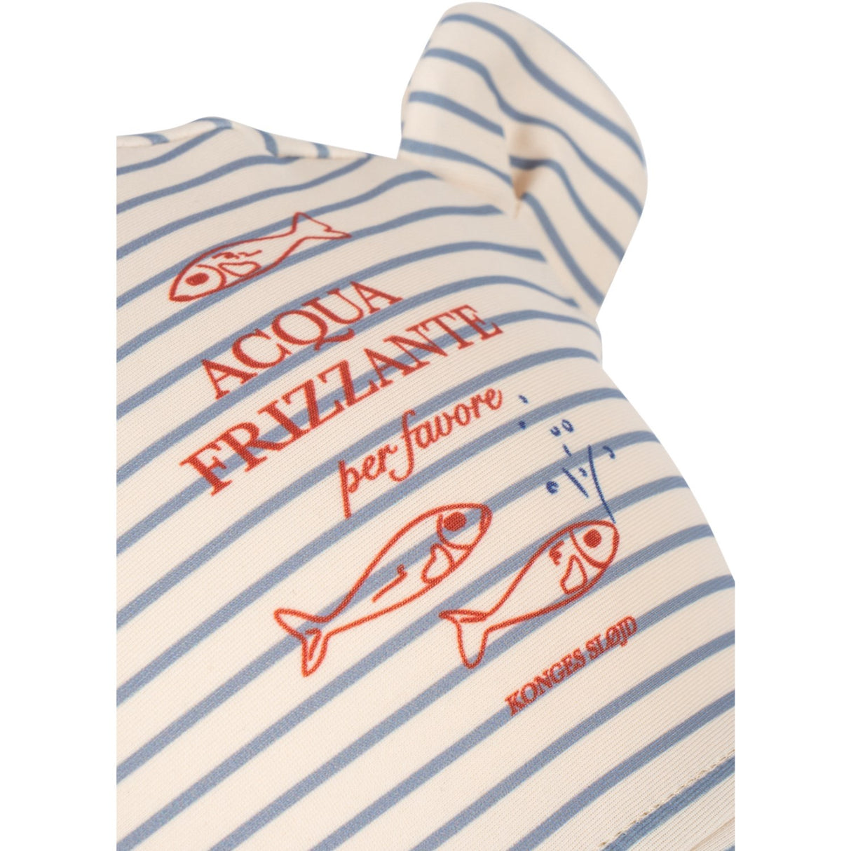 Konges Sløjd Stripe Bluie Aster Bear Sun Hat Grs