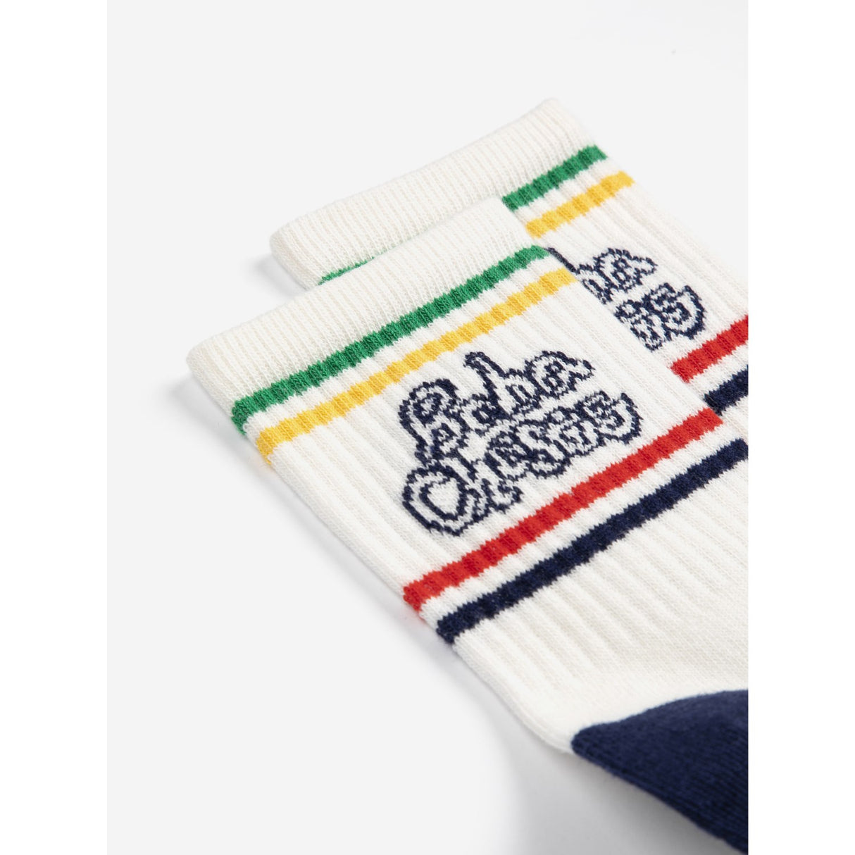 Bobo Choses Offwhite Bobo Choses By Hand Short Socks