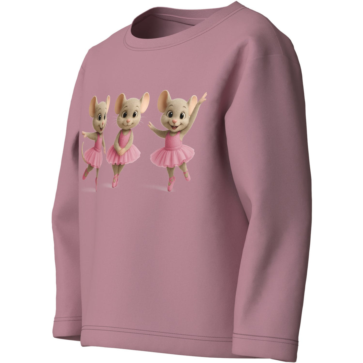 Name It Lilas Ballerina Mice Nmfvotea Ls Nreg Top