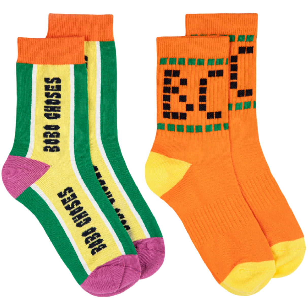 Bobo Choses Multicolor Bobo Choses Short Socks Pack X 2
