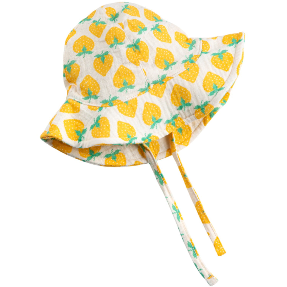 Bobo Choses White Strawberry All Over Hat