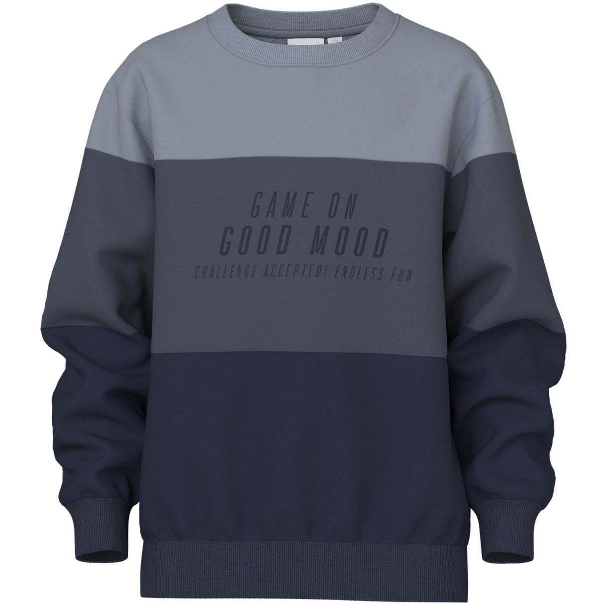 Name It Navy Blazer Game On Nkmvemil Ls Nreg Sweat Bru