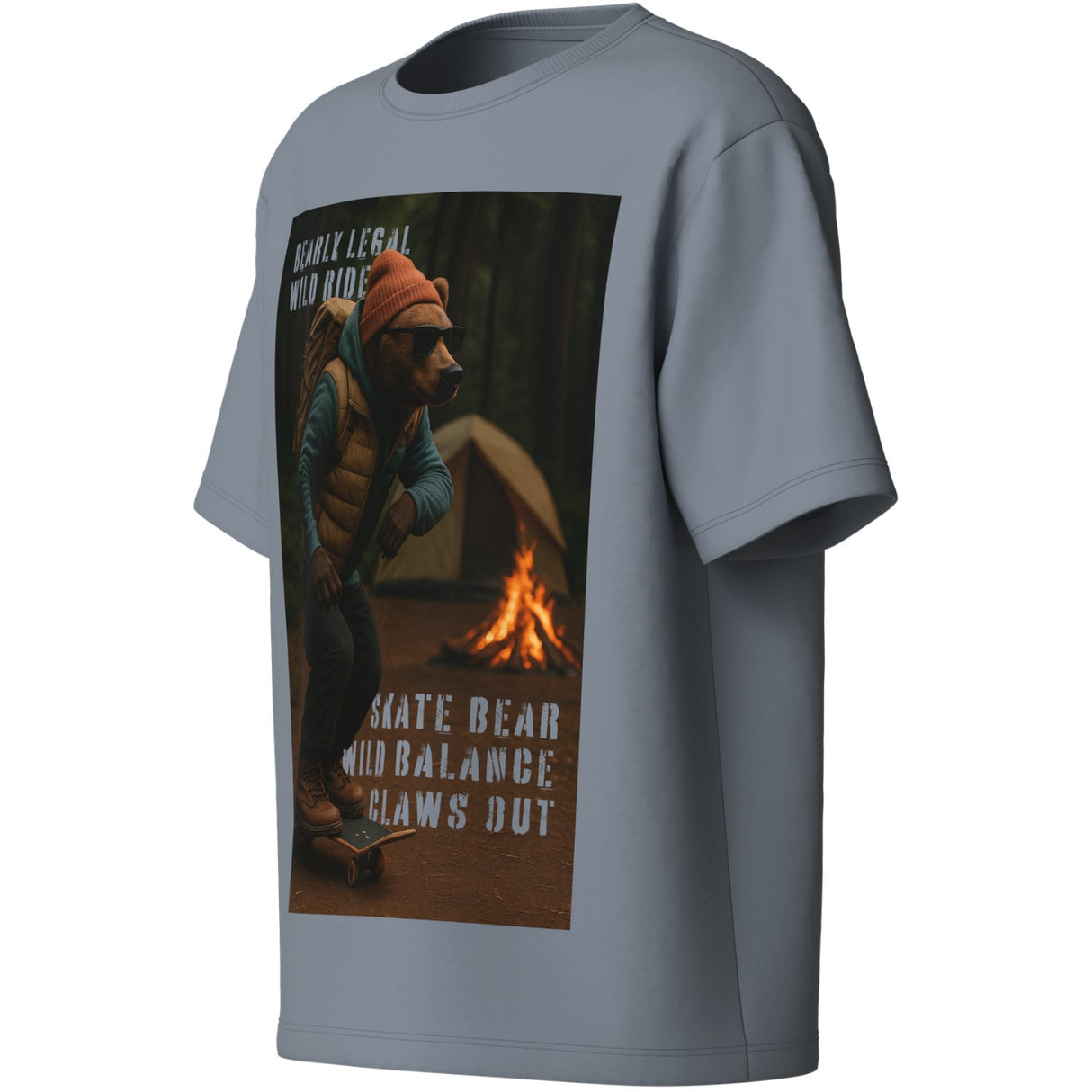 Name It Tradewinds Skater Bear Nkmvoto Ss Nreg Top