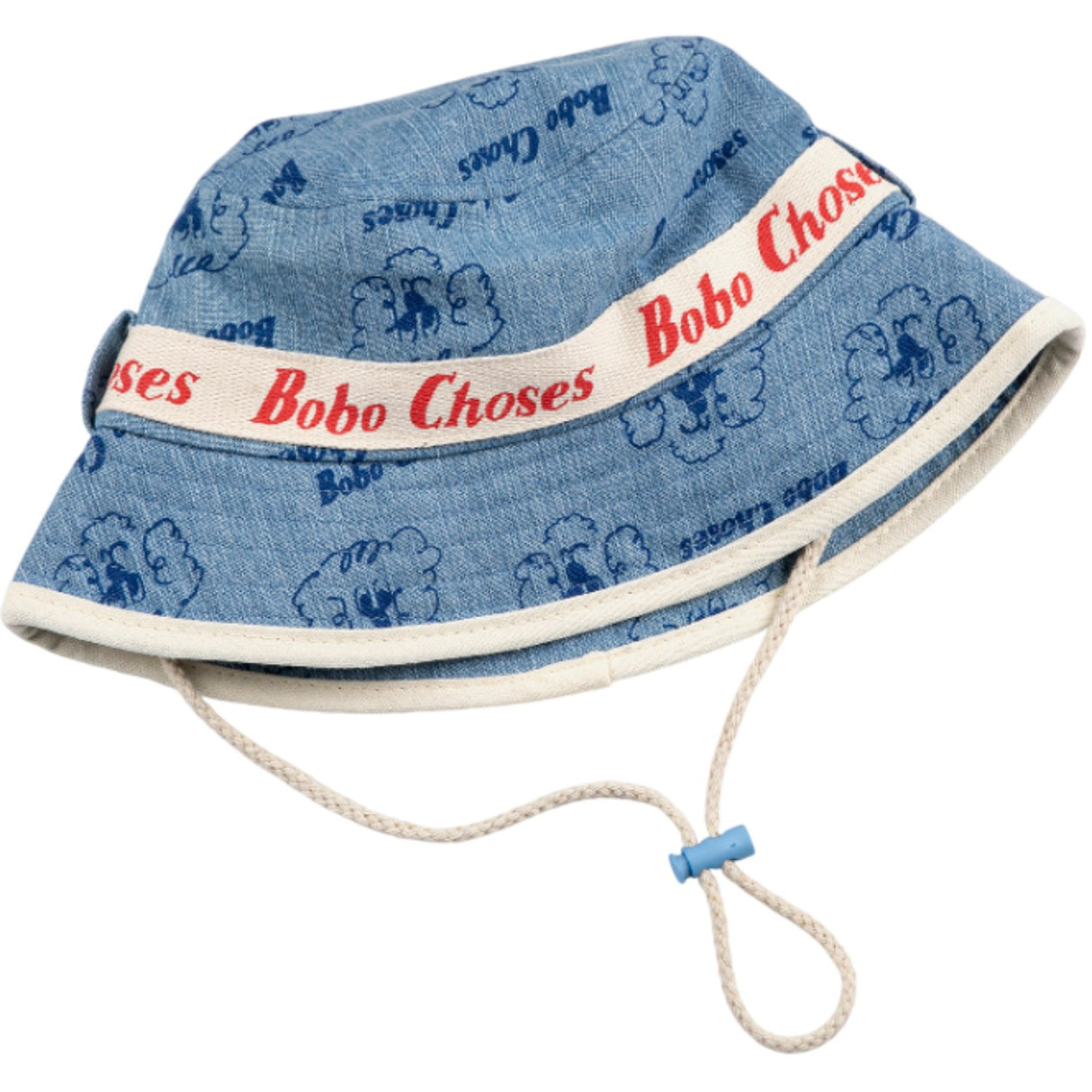 Bobo Choses Prussian Blue Pickles The Dog All Over Bucket Hat