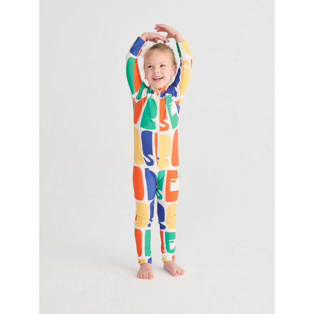 Bobo Choses Offwhite Bobo Choses Color All Over Swim Overall