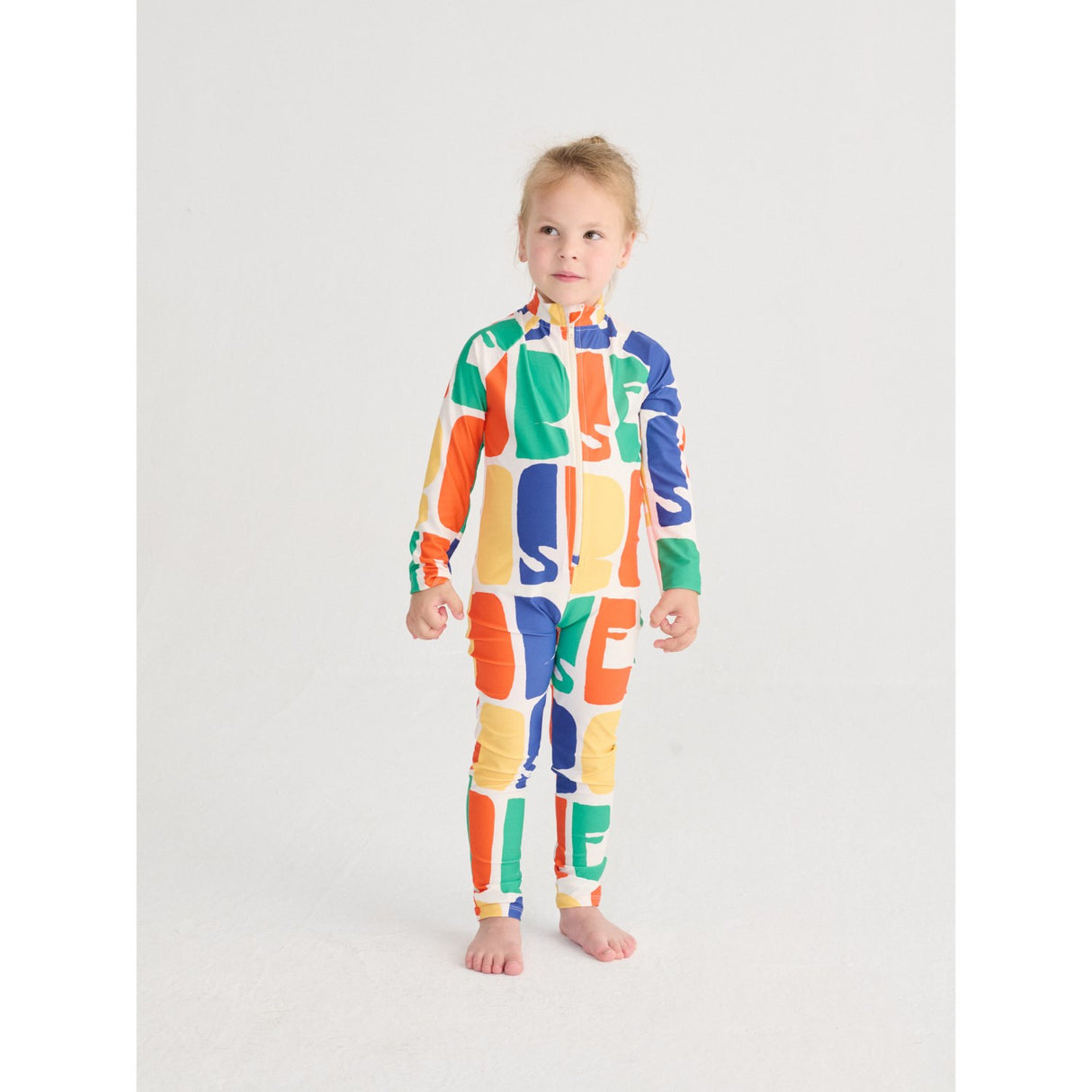 Bobo Choses Offwhite Bobo Choses Color All Over Swim Overall