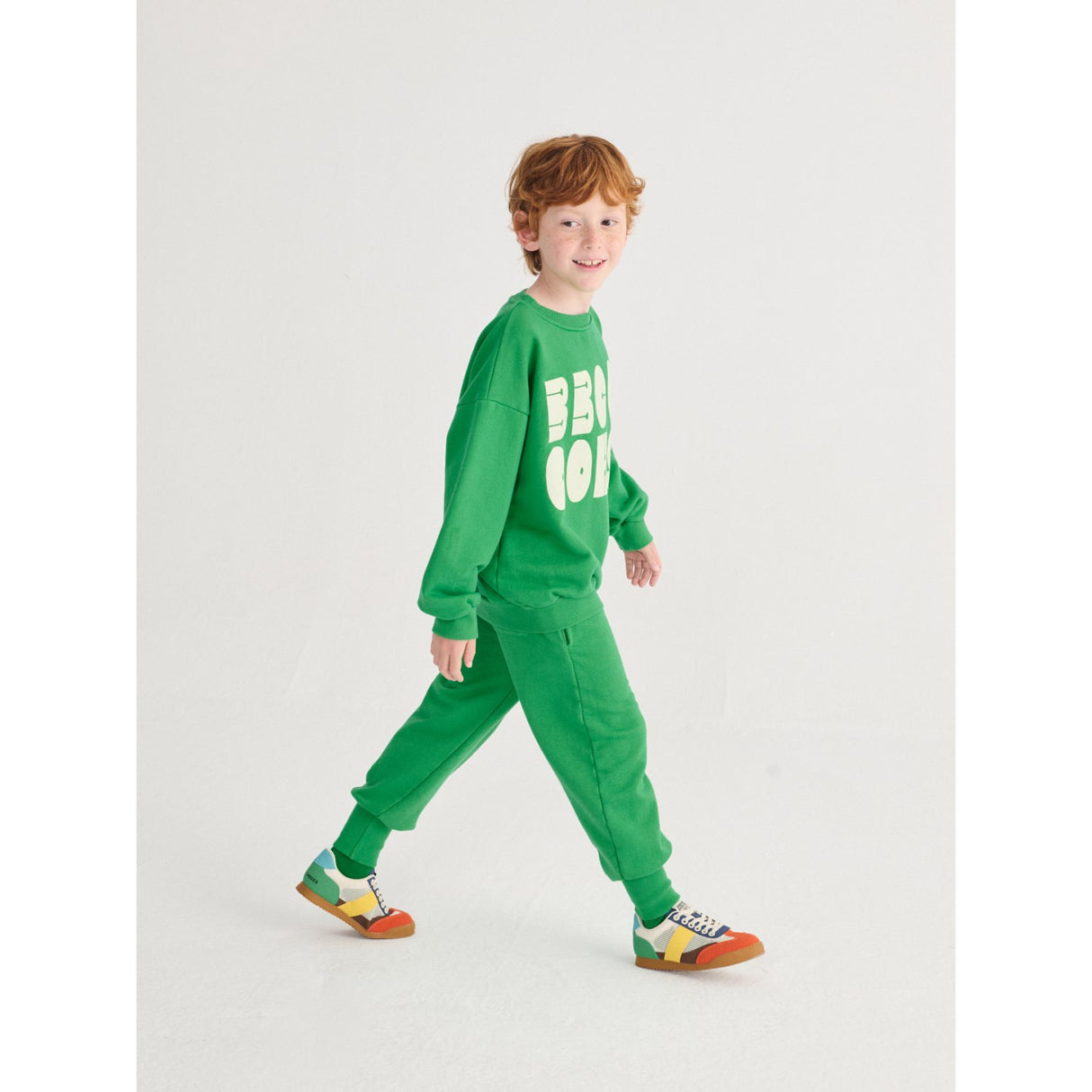 Bobo Choses Green Bobo Choses Modern Jogging Pants