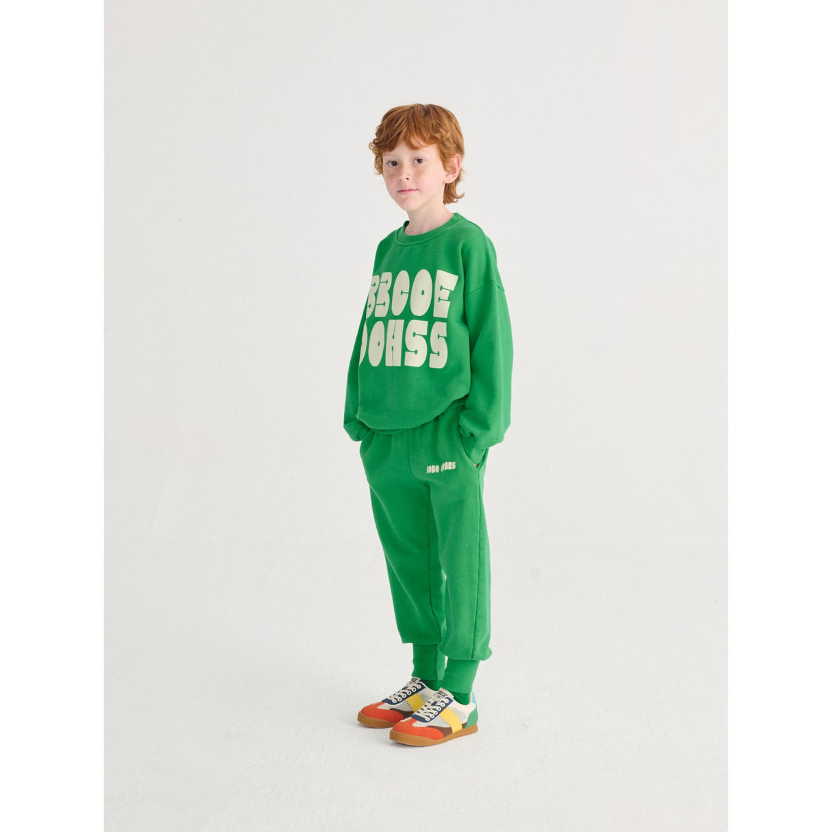 Bobo Choses Green Bobo Choses Modern Jogging Pants