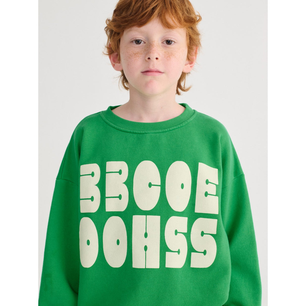 Bobo Choses Green Bobo Choses Modern Sweatshirt