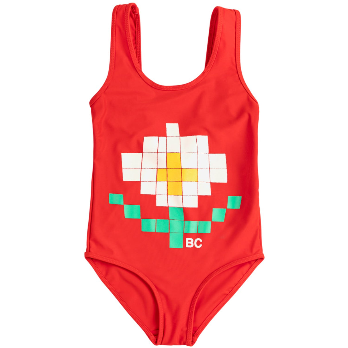 Bobo Choses Red Pixel Daisy Swimsuit