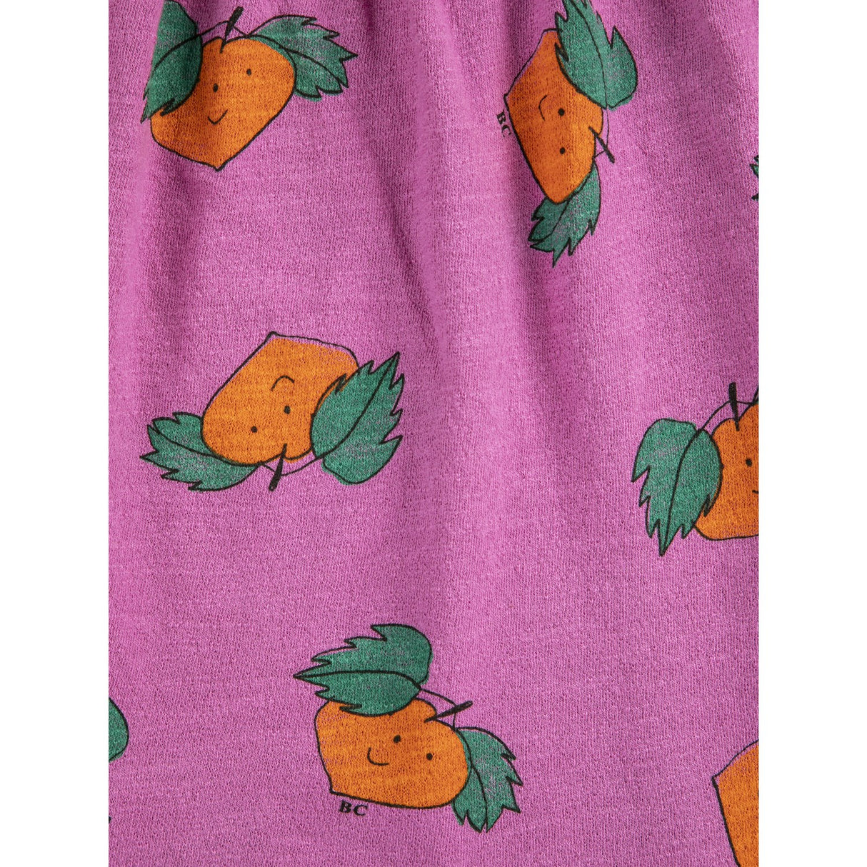 Bobo Choses Purple Tangerine All Over Ruffled Dress