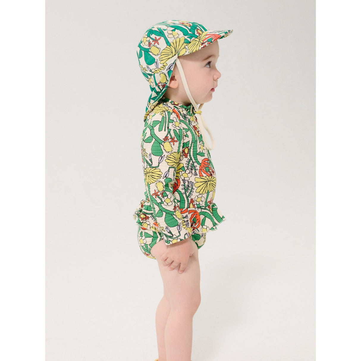Bobo Choses Multicolor Color Herbalist All Over Swim Overall