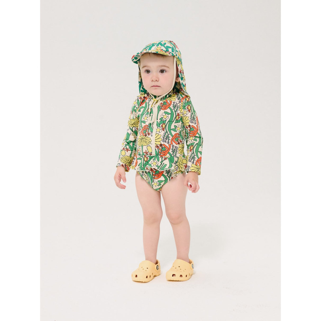 Bobo Choses Multicolor Color Herbalist All Over Swim Overall
