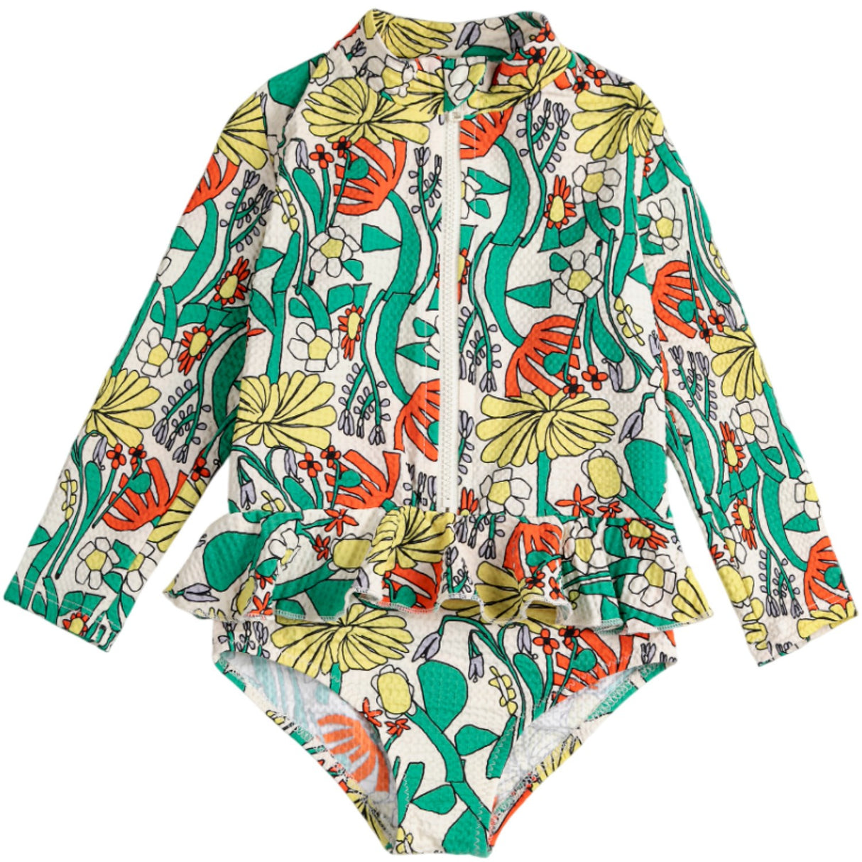 Bobo Choses Multicolor Color Herbalist All Over Swim Overall