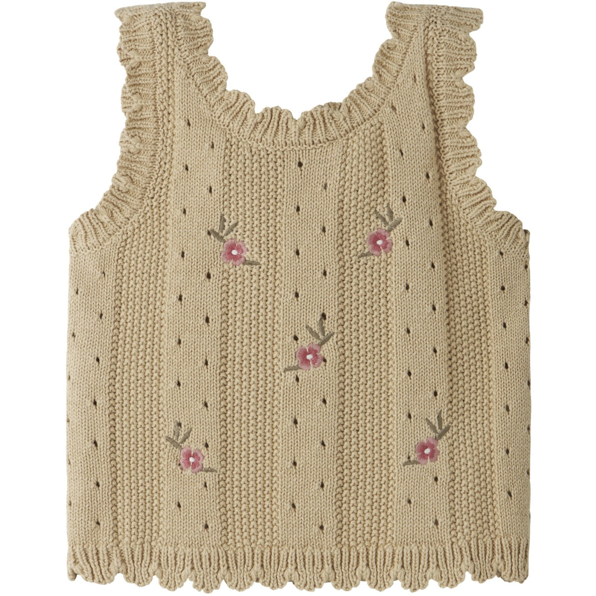 Lil'Atelier Mojave Desert Nmfhalyn Strap Knit Top Lil