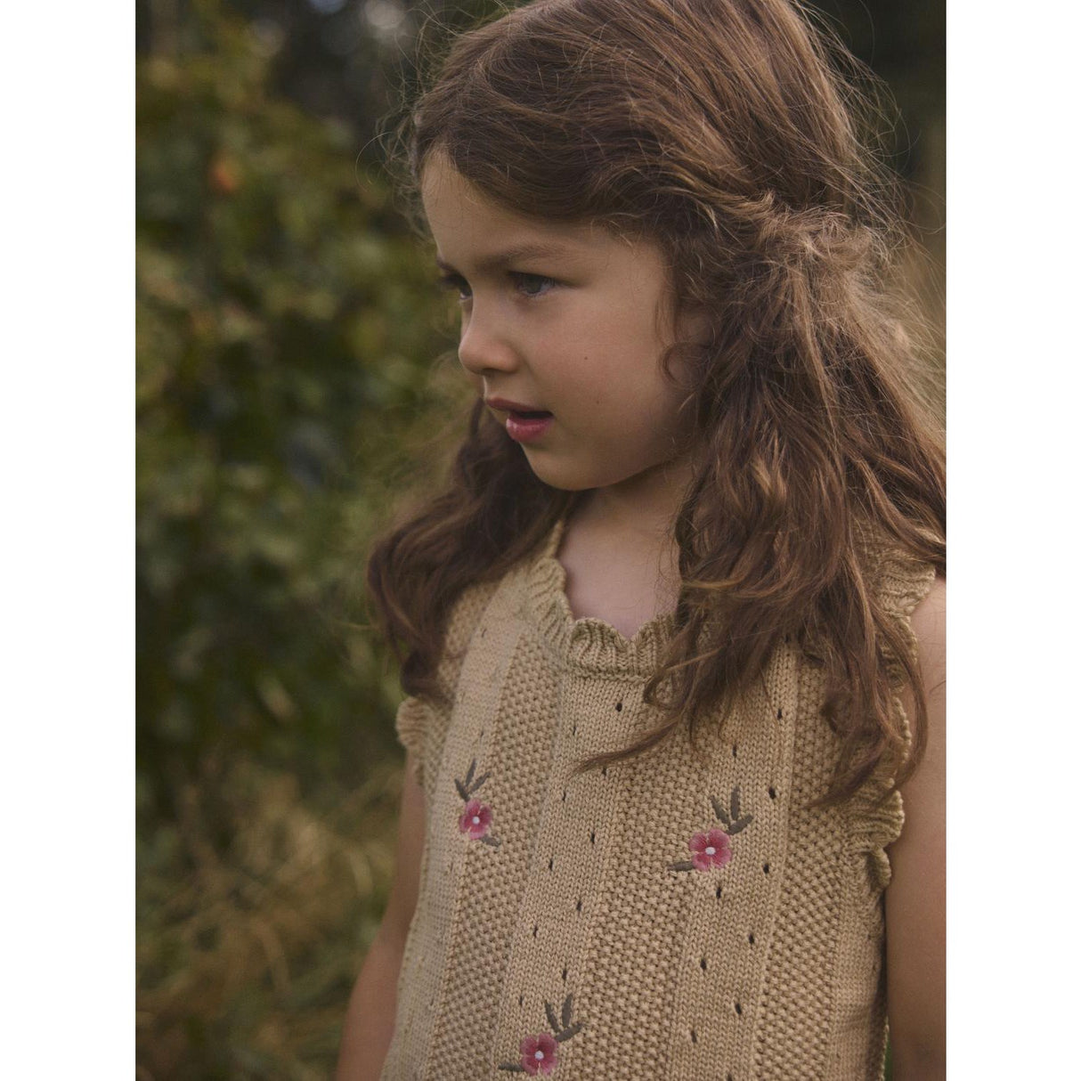 Lil'Atelier Mojave Desert Nmfhalyn Strap Knit Top Lil
