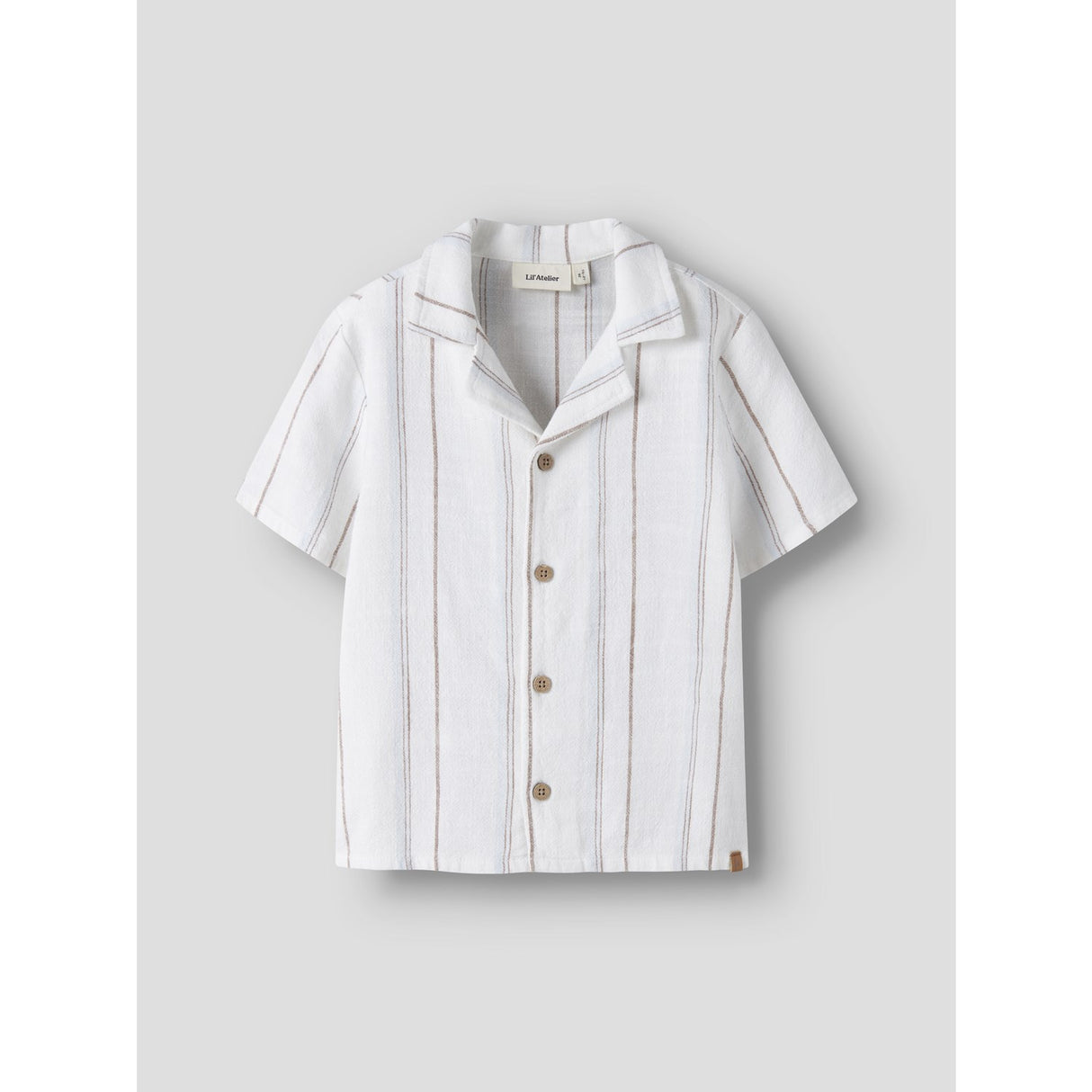 Lil'Atelier Coconut Milk Nmmjeran Ss Loose Shirt Lil