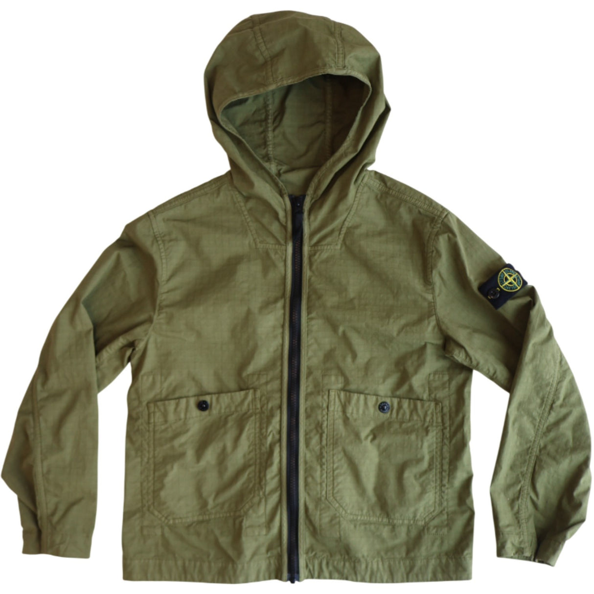 Stone Island Olive Green Short Parka