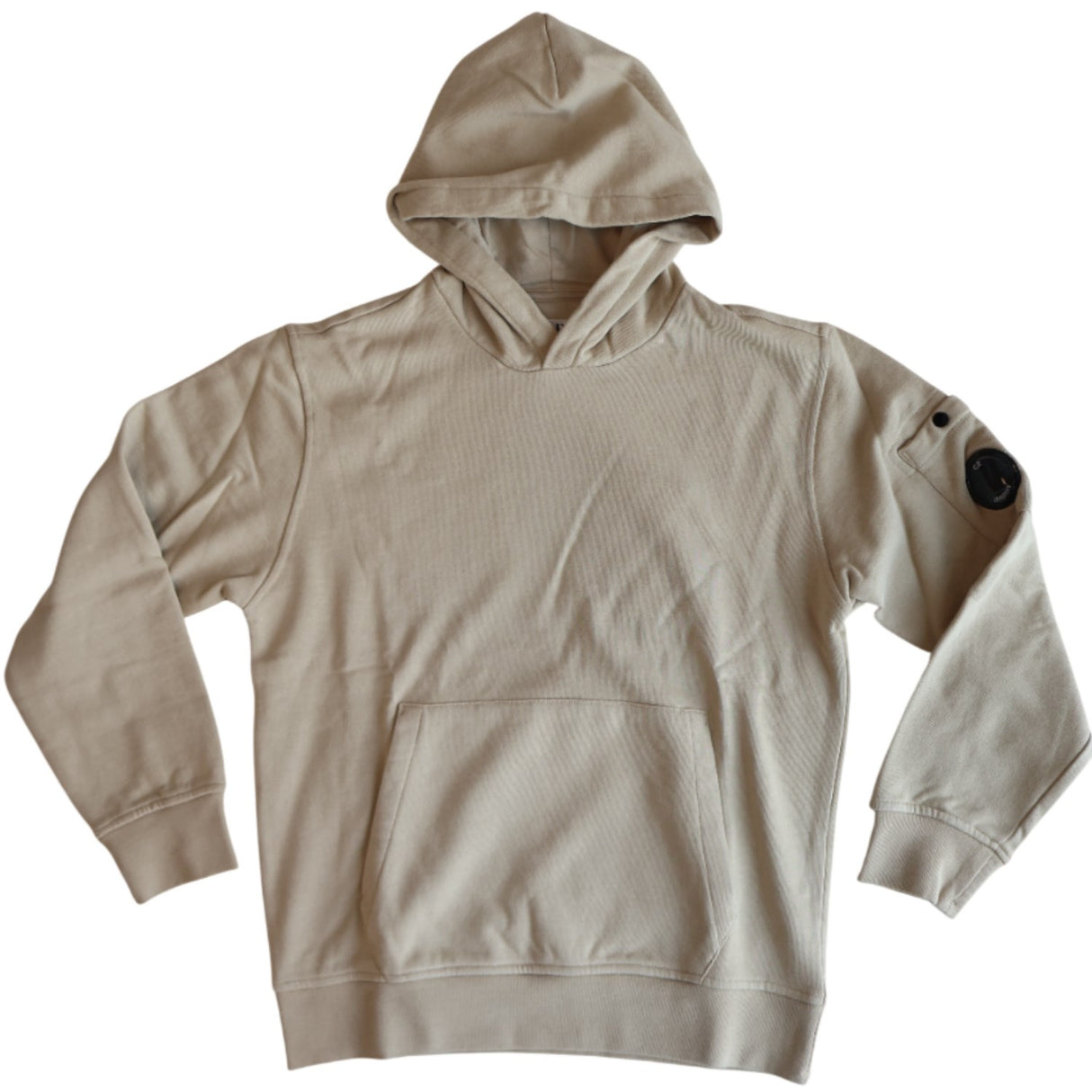 C.P. Company Light Sand Sweatshirt W/Hood